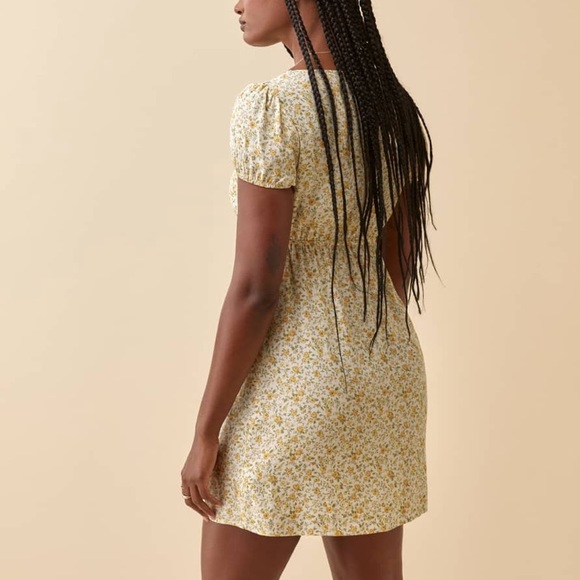 🌼NWT Reformation Zello dress, Bridgerton style empire waist. Size large - Picture 5 of 10